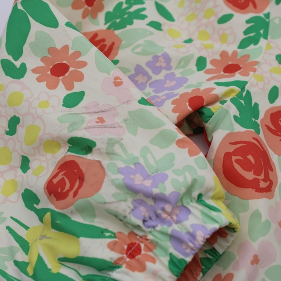 Cat & Jack Girls 3T Floral Jacket – Pink & Green - Picture 3 of 5